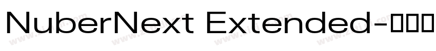 NuberNext Extended字体转换